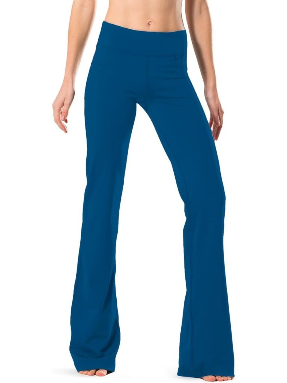 Flared Leg Bootcut Yoga Pants with Pockets - Regular & Tall Inseam Options